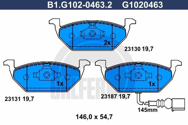 BALATAS DELANTERAS 7635 D768A