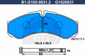 BALATAS TRASERAS 8687 D1487