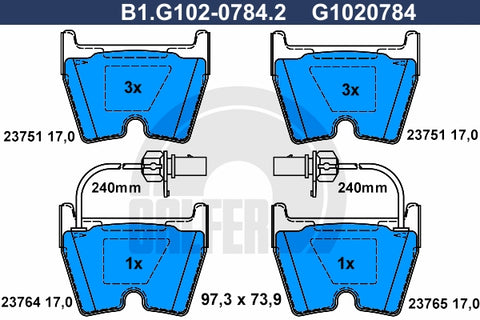 BALATAS DELANTERAS 7934 D1266