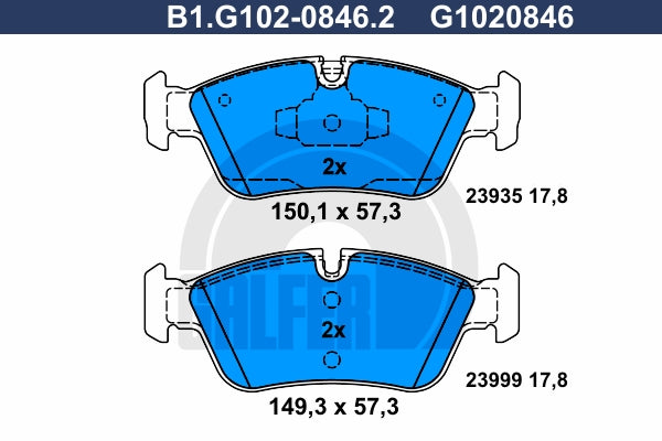 BALATAS DELANTERAS 8347 D1228