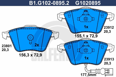 BALATAS DELANTERAS 8468 D1359