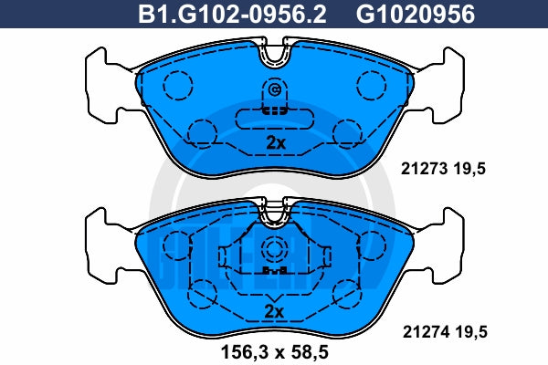 BALATAS DELANTERAS 7494 D618