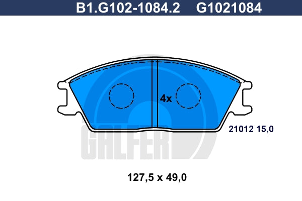 BALATAS DELANTERAS 7293 D440