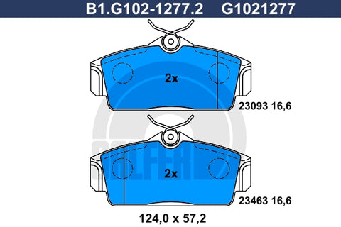 BALATAS DELANTERAS 8257 D1147
