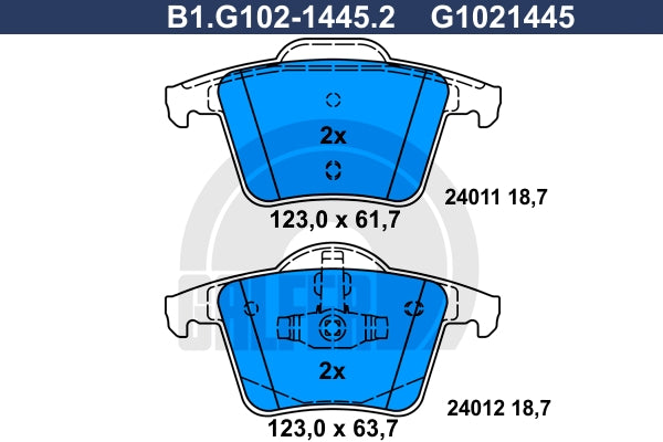 BALATAS TRASERAS 7883 D980