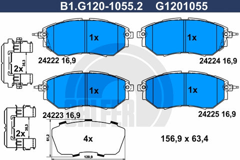 BALATAS DELANTERAS 7983 D1078