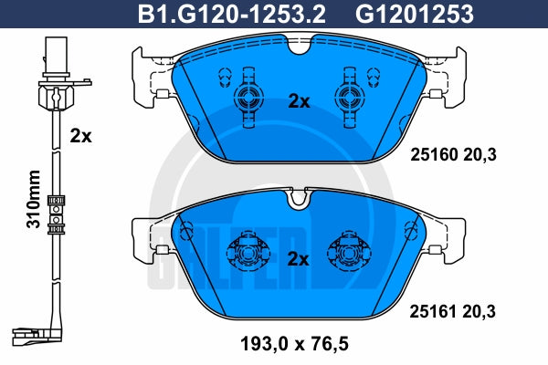 BALATAS DELANTERAS 8754 D1546