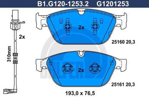 BALATAS DELANTERAS 8754 D1546