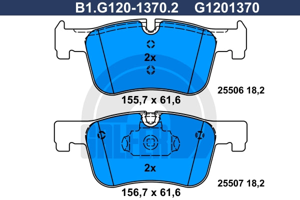 BALATAS DELANTERAS 9147 D1922