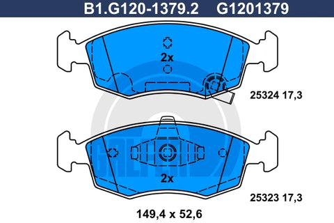 BALATAS DELANTERAS 8777 D1568