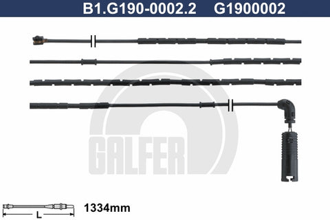 CABLE SENSOR BALATA TRASERA 1334MM