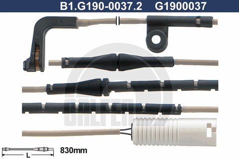 CABLE SENSOR BALATA TRASERA 830MM