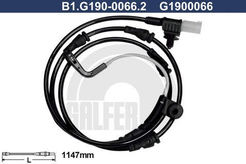 CABLE SENSOR BALATA DELANTERA 1147MM