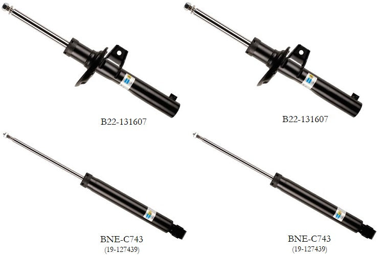 KIT AMORTIGUADORES 4PZAS. B4