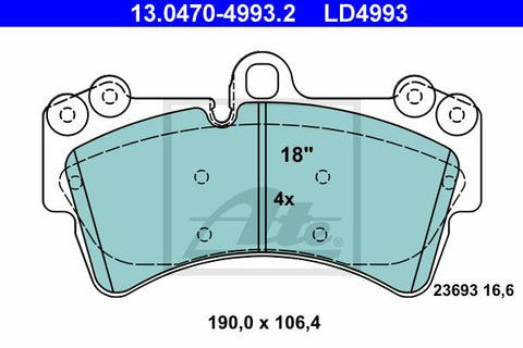 BALATAS DELANTERAS CERAMICA 7878 D1014